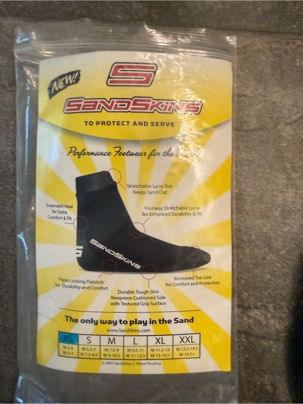 XS Black Sand Socks